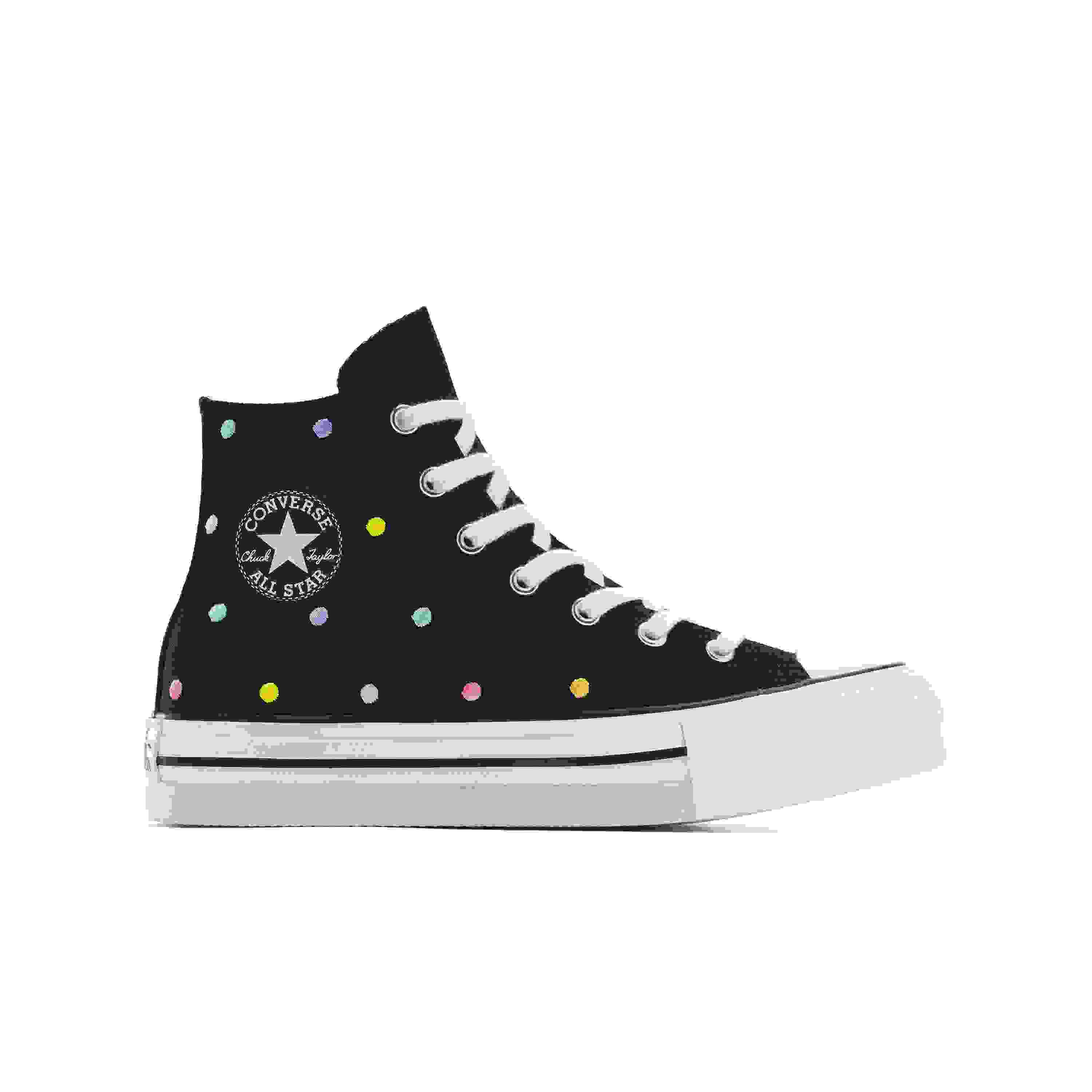 Converse Chuck Taylor All Star Eva Lift Grade School Girls' "Polka Dot" Shoe